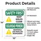 Signmission Safety Culture Sign, 10 in Width, Vinyl Decal, Rectangle, Bilingual OS-2PACK-SF-D-1014-L-10817 - alternate 5